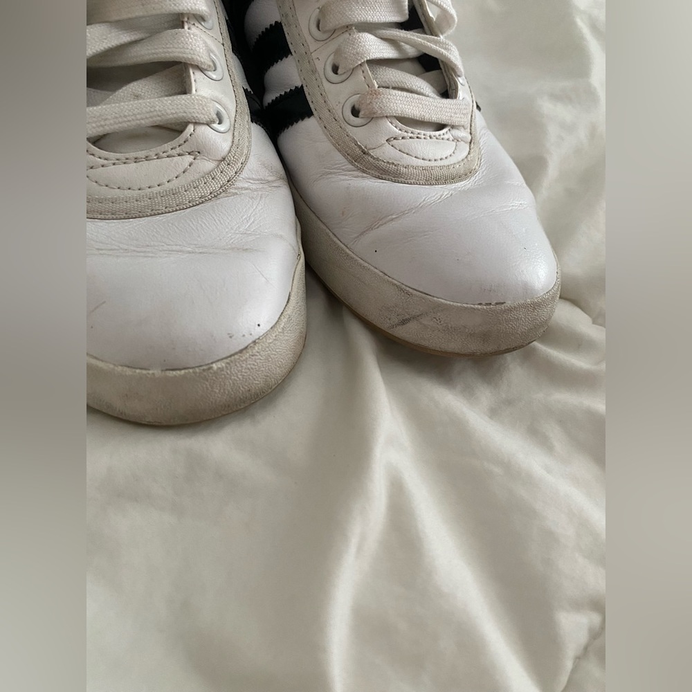 Adidas black and white high top shoes - Picture 6 of 8